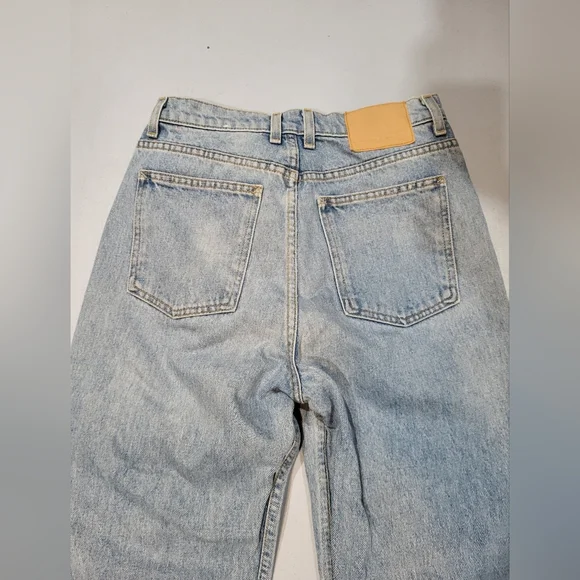 B SIDES Light Blue Straight Leg Jeans - Picture 4 of 6